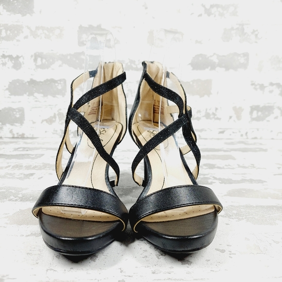 NEW Life Stride Masquerade Black Summer Heeled Sandals V454 - Picture 3 of 12